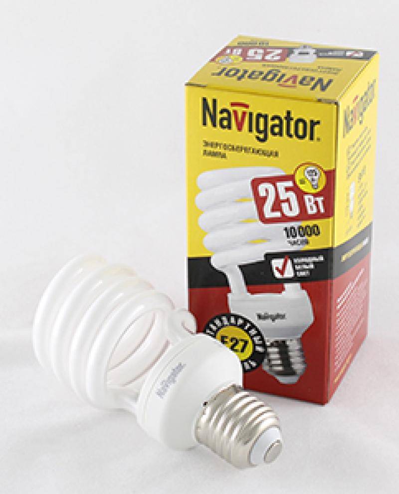 Лампа компактная люминесцентная NAVIGATOR NCLP-­SF-­25­-840-­E27